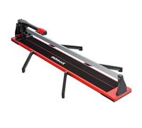 GYMAX Tagliapiastrelle Manuale 1200 mm, Taglia Mattonelle con Precisione con Lama in Carburo di Tungsteno, Strumenti di Taglio Manuale con Guida Scorrevole e Scala Rimovibile, 143 x 23 x 23 cm