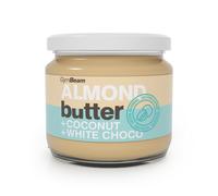 GymBeam Almond butter with coconut and white chocolate 8 x 340 g
