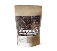 GymBeam Almonds in dark chocolate 500 g