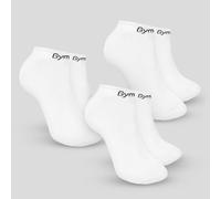 GymBeam Ankle Socks 3Pack White XL