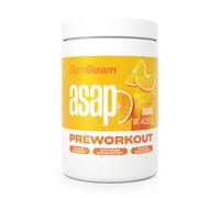 GymBeam ASAP Pre-Workout 14 ingredienti attivi, Arancia 425 g