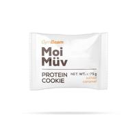 GymBeam Biscotti Proteici al Latte 12x75g, Cookie Proteico MoiMüv Ricco di Fibre, Biscotti Proteici Senza Carboidrati, Preparati con Ingredienti di Prima Qualità (salted caramel)