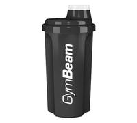 GymBeam Shaker per Proteine Premium, 700ml, con Coperchio Filettato, Adatto per Lavastoviglie, Microonde e Frigorifero, Shaker Palestra, Non Contiene BPA e DEHP (Black)