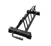 GymBeam Bumper Toast Rack - Rastrelliera Porta Dischi Olimpionici 50mm - Supporto Verticale con 5 Scomparti e Ruote - Ideale per Home Gym e Palestre Commerciali