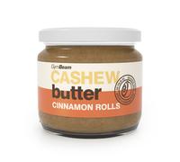 GymBeam Burro di Anacardi con Cinnamon Rolls 340g, Burro di Anacardi Tostati, Sapore Dolce, Ricco di Grassi Sani, Consistenza Cremosa, Perfetto per Porridge, Pancake, Waffle o Prodotti da Forno