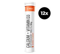 GymBeam Calcio + Vitamina D3 Effervescente apparato muscolo-scheletric