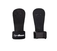 GymBeam Cinghie di Sollevamento Pesi, Fascette da Palestra in Pelle e Nylon Strong Grip, Straps Palestra con Occhielli e Chiusura in Velcro, Ausili da Allenamento per Proteggere le Mani da Calli