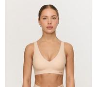 GymBeam Comfy Seamless Bra Beige XXL