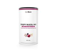 GymBeam Crispy Muesli Mix 420 g Cioccolato Bianco Croccante alla Frutta