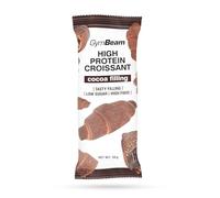 GymBeam Croissant Proteico al Cacao - Snack Ricco di Proteine e Fibre, per Crescita Muscolare, Perfetto per Scuola, Lavoro o Viaggi, 10x50g