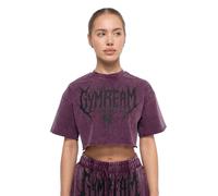 GymBeam Crop top donna oversize Abyss Raisin 1 St