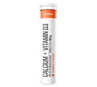 GymBeam Effervescent Calcium + Vitamin D3 20 cpr Arancia