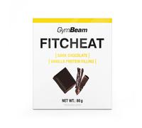 GymBeam Fitcheat Protein Chocolate Bar 80 g Cioccolato Fondente - Vaniglia