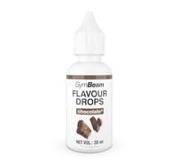 GymBeam Flavor Drops, Gocce Concentrate per Insaporire, Solubili in Acqua, Senza Calorie, Grassi, Carboidrati e Glutine, Adatti a Diabetici e Vegani (30 ml (Confezione da 1), chocolate)