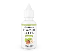 GymBeam Flavor Drops, Gocce Concentrate per Insaporire, Solubili in Acqua, Senza Calorie, Grassi, Carboidrati e Glutine, Adatti a Diabetici e Vegani (30 ml (Confezione da 1), hazelnut)