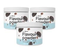 GymBeam Flavour Powder 250g: Polvere per Aromatizzare con Alto Contenuto di Fibre, Aroma Delizioso per Cibi e Bevande, Solo 10 Calorie per Porzione (250 g (3er pack), Cookies & Cream with Choco Chips)