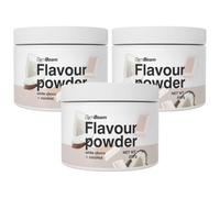 GymBeam Flavour Powder 250g: Polvere per Aromatizzare con Alto Contenuto di Fibre, Aroma Delizioso per Cibi e Bevande, Solo 10 Calorie per Porzione (250 g (3er pack), White Chocolate Coconut)
