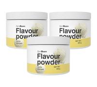 GymBeam Flavour Powder 250g: Polvere per Aromatizzare con Alto Contenuto di Fibre, Aroma Delizioso per Cibi e Bevande, Solo 10 Calorie per Porzione (250 g (3er pack), Vanilla Ice Cream)