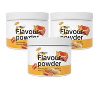 GymBeam Flavour Powder 250g: Polvere per Aromatizzare con Alto Contenuto di Fibre, Aroma Delizioso per Cibi e Bevande, Solo 10 Calorie per Porzione (250 g (3er pack), Peanut Butter Caramel)
