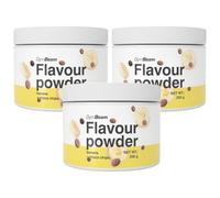 GymBeam Flavour Powder 250g: Polvere per Aromatizzare con Alto Contenuto di Fibre, Aroma Delizioso per Cibi e Bevande, Solo 10 Calorie per Porzione (250 g (3er pack), Banana with Choco Chips)