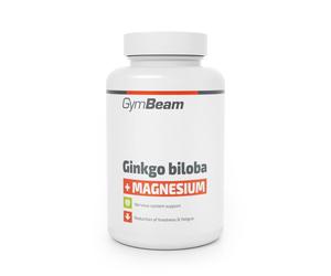 GymBeam Ginkgo Biloba + Magnesio capsule riduzione della stanchezza 90