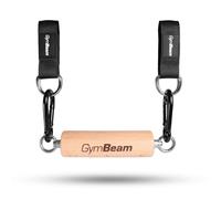GymBeam Grip Sticks Sistema Di Sospensione - Allenamento Arrampicata, Adattatori Trazioni Sbarra Con 4 Cinghie, 4 Moschettoni, 2 Barre Di Legno - Per Atleti, Scalatori E Calisthenics
