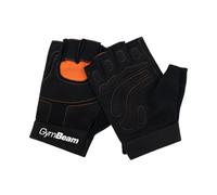 GymBeam Guanti Core Fitness - Guanti da Allenamento Senza Dita con Palmo in Pelle Antiscivolo, Imbottitura Morbida e Chiusura Regolabile - Protezione da Vesciche e Calli per Palestra (S)