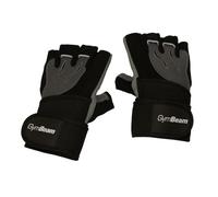 GymBeam Guanti da Palestra Ronnie, Protezione per le Mani da Sfregamenti e Calli, Adatti per Allenamento della Forza e Sollevamento Pesi, in Pelle di Prima Qualitá con Fori e Inserto Flessibile (L)