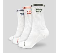 GymBeam GymRat Socks 3Pack White M
