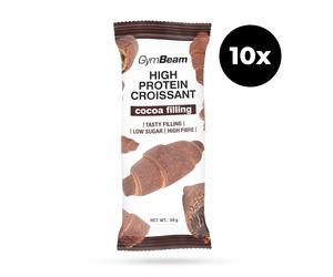 GymBeam High Protein Croissant 10 x 50 g Cacao