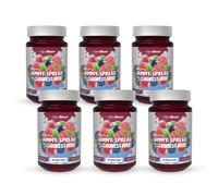 GymBeam Jammy Spread 6 x 220 g Frutti di Bosco
