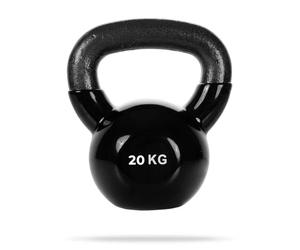 GymBeam - Kettlebell Professionale per Sport e Fitness in Ferro e Vinile, Ideale per Allenamenti di Forza, Cardio, HIIT, Squat, Stacchi, Presse, Slancio e Swing, Disponibile da 4 a 20 kg (20)