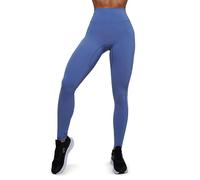 GymBeam Leggings da Donna Fit (IT, Testo, XS, Regular, Regular, Steel Blue)