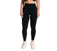 GymBeam Leggings donna Sculpt Seamless Black a vita alta senza tasche