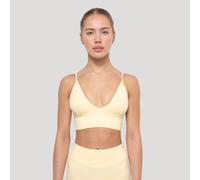GymBeam Luma Sports Bra Butter Yellow XL
