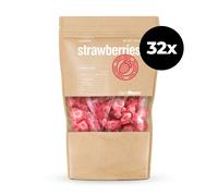 GymBeam Lyophilized strawberries 32 x 100 g