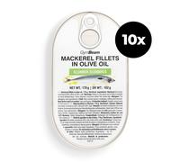 GymBeam Mackerel fillets in olive oil 10 x 170 g
