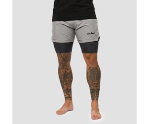 GymBeam Men‘s 2in1 Shorts Iron Smoke L
