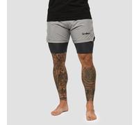 GymBeam Men‘s 2in1 Shorts Iron Smoke XL