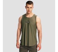 GymBeam Men‘s Combat Tank Top Olive Grey M