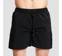 GymBeam Men‘s Swim Cargo Shorts Black M