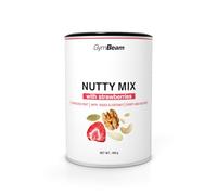 GymBeam Mix di Frutta Secca con Fragole Liofilizzate, Cocco in Scaglie e Semi, Mix Ricco di Proteine e Fibre, Ideale per la Colazione o come Snack Sano