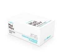GymBeam Barretta Proteica 24 x 60g MoiMüv 23g Proteine, Barretta Proteica Senza Zuccheri, Morbida e Deliziosa, Proteine del Latte e Proteine del Siero di Latte Concentrate (Cookie & Cream)