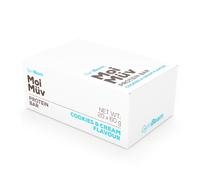 GymBeam Barretta Proteica 24 x 60g MoiMüv 23g Proteine, Barretta Proteica Senza Zuccheri, Morbida e Deliziosa, Proteine del Latte e Proteine del Siero di Latte Concentrate (Cookie & Cream)