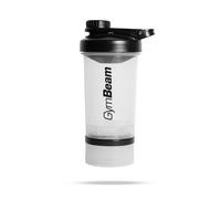 GymBeam Multi-StorageShaker 2in1 Clear 500ml
