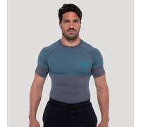 GymBeam OG1 Seamless T-shirt Grey/Blue S