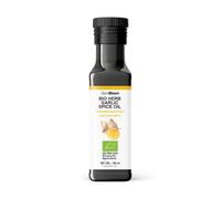 GymBeam Olio Aromatizzato all'Aglio BIO - Olio con Erbe Aromatiche, Olio all'Aglio per Piatti Caldi e Freddi, Elevato Contenuto di Acidi Grassi Insaturi, 250ml, 100 ml