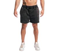 GymBeam Pantaloncini uomo oversize Aura nero slavato 1 St