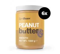 GymBeam Peanut Butter 100% 6 x 1000 g Cremoso