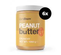 GymBeam Peanut Butter 100% 6 x 1000 g Croccante